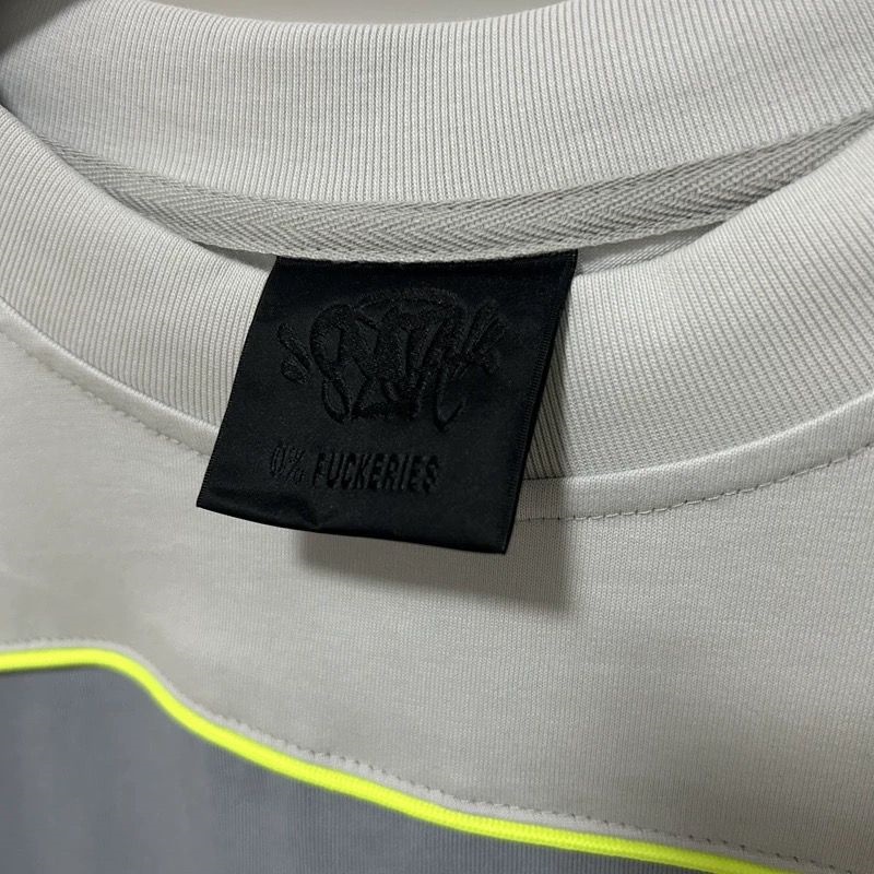Syna World(シナワールド) セットアップ 刺繍ロゴ クルーネック 半袖Tシャツ ハーフパンツ メンズ レディース おしゃれ カジュアル