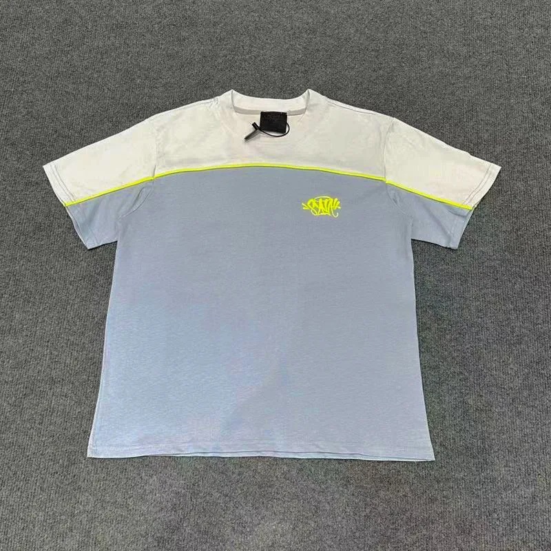 Syna World(シナワールド) セットアップ 刺繍ロゴ クルーネック 半袖Tシャツ ハーフパンツ メンズ レディース おしゃれ カジュアル