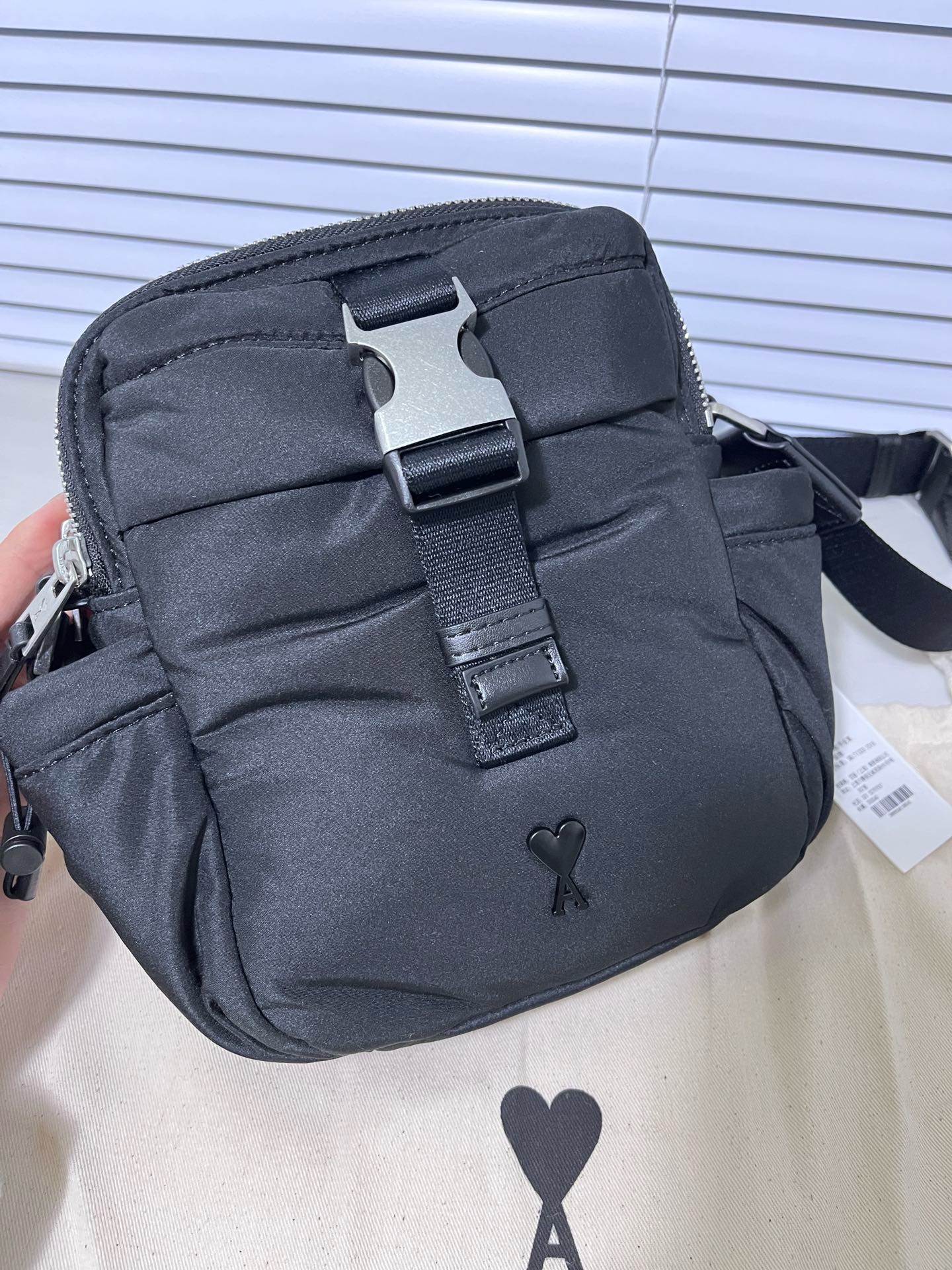 AMI Paris アミパリス ロゴ バッグ カバン リュック バックパック