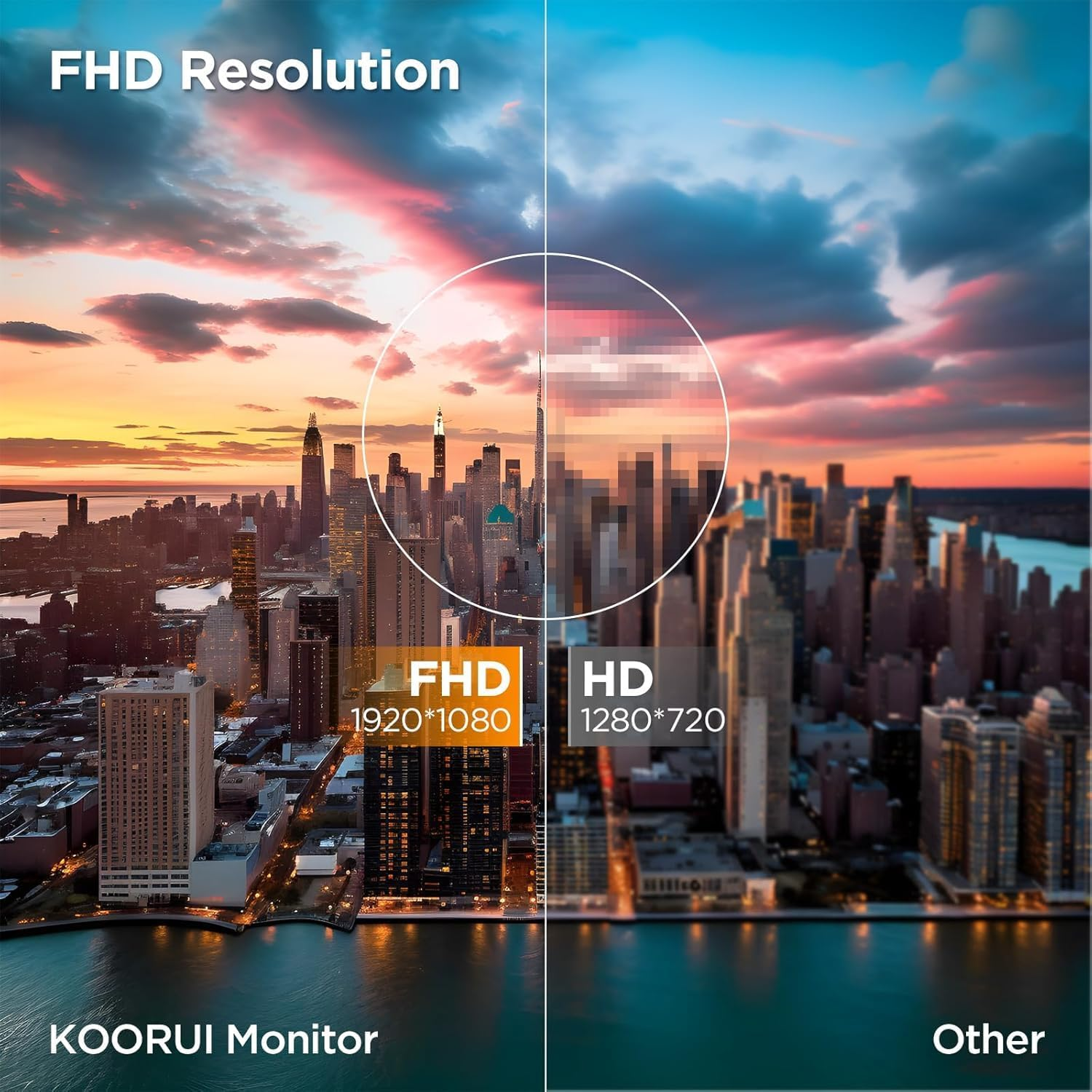 KOORUI 24 inch Curved Monitor, FHD 1080P Curved Computer Monitor,100Hz 1500R PC Screen, HDMI VGA, Tilt Adjustment, LCD Display, Eye Care, Black 24N5CA