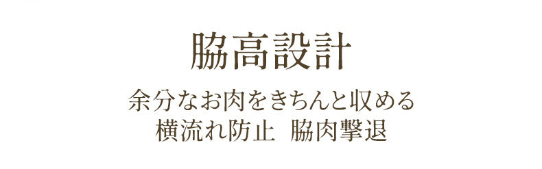 前開きブラ 大きいサイズ 脇高設計 KIMKIM