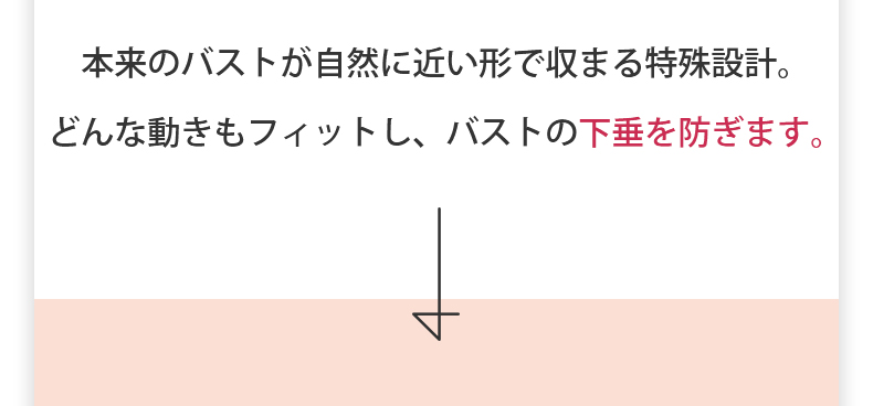 着痩せブラ 下垂防止 ヴェーミア