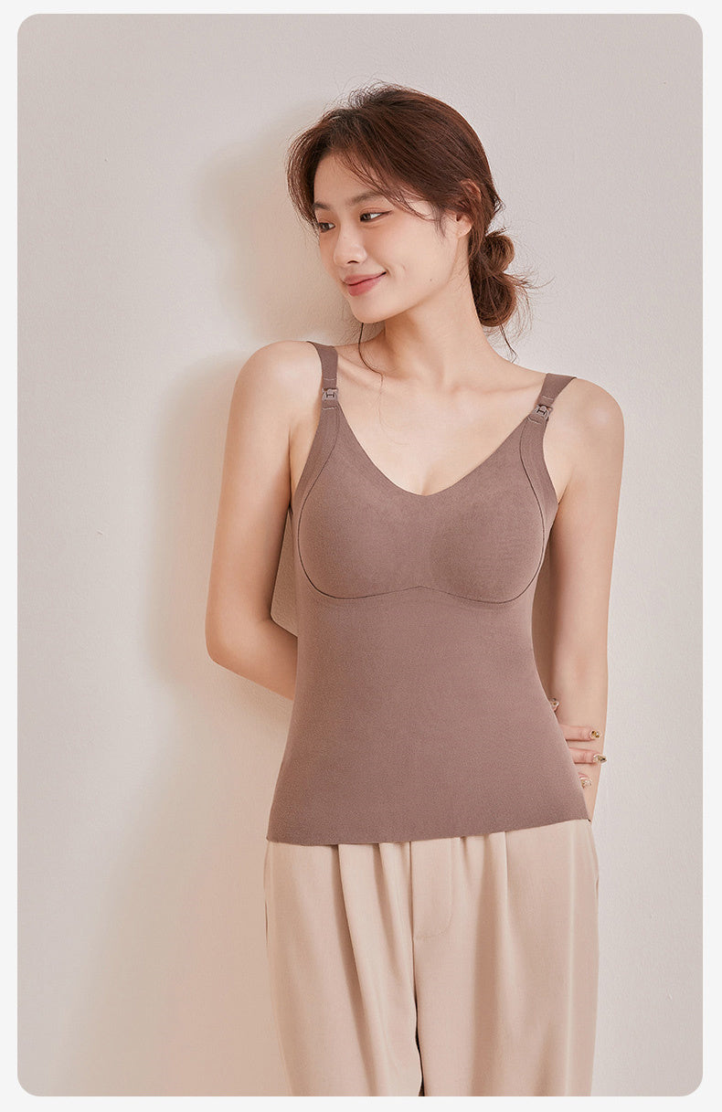 授乳 キャミ 暖かい KIMKIM