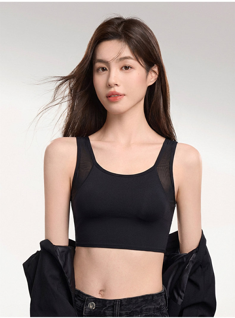 胸を小さく見せるブラ 胸つぶし KIMKIM