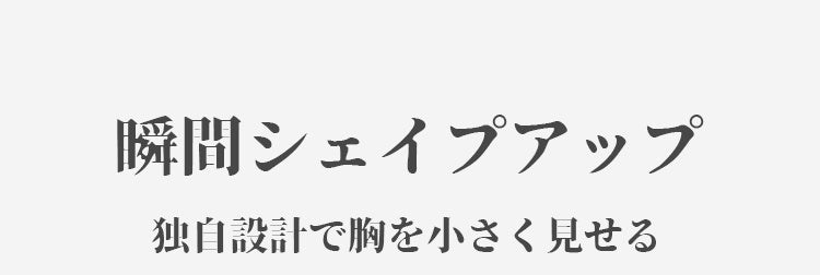 ブラジャー 小さく見せる シェイプアップ ヴェーミア