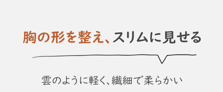 小さく見せるブラ スリムに見せる KIMKIM