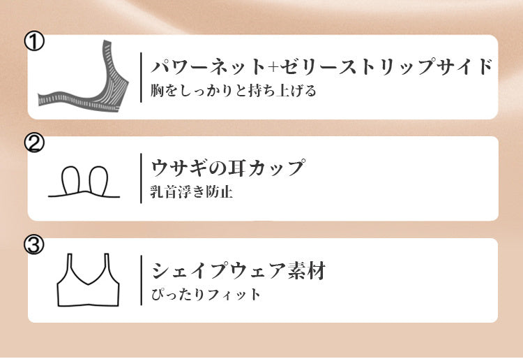 ブラジャー 小さく見せる デザインポイント ヴェーミア