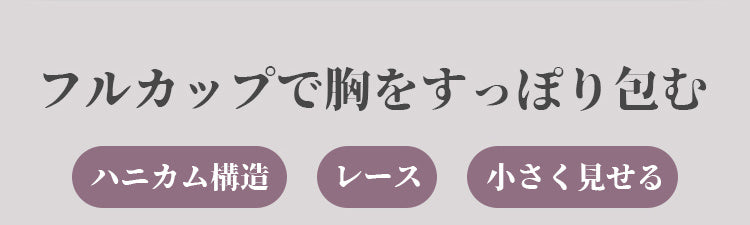 ブラジャー 小さく見せる フルカップ ヴェーミア