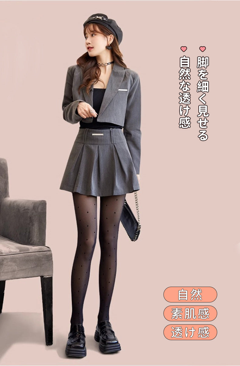 裏 起毛 タイツ おすすめ 脚を細く見せる ヴェーミア