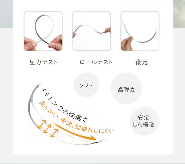 小さく見せるブラ 型崩れしにくい KIMKIM