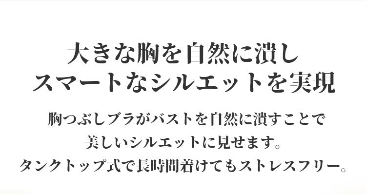 和装ブラジャー 大きな胸を自然に潰す ヴェーミア