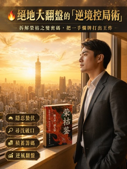 【老闆不敢讓你懂的帝王學】《榮枯鑑》看透人性底層邏輯：打破階級的權謀實戰指南