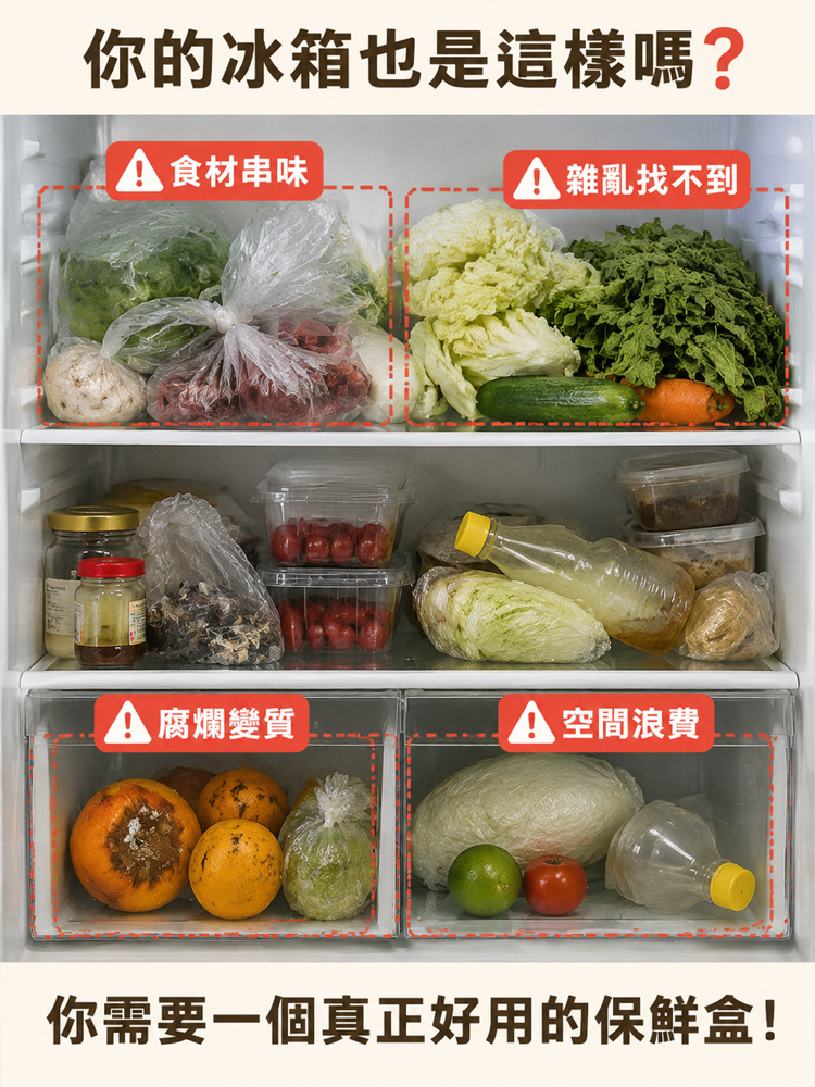 家用保鮮盒冰箱收納盒