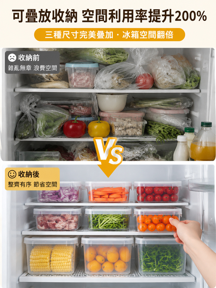 家用保鮮盒冰箱收納盒