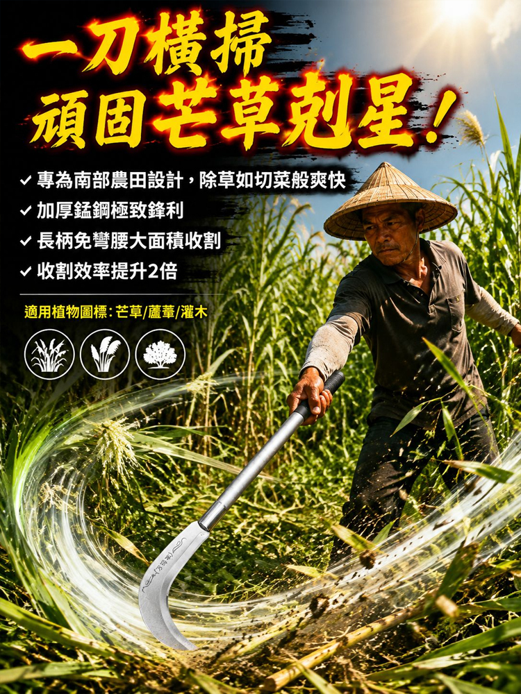 錳鋼鋒利鐮刀