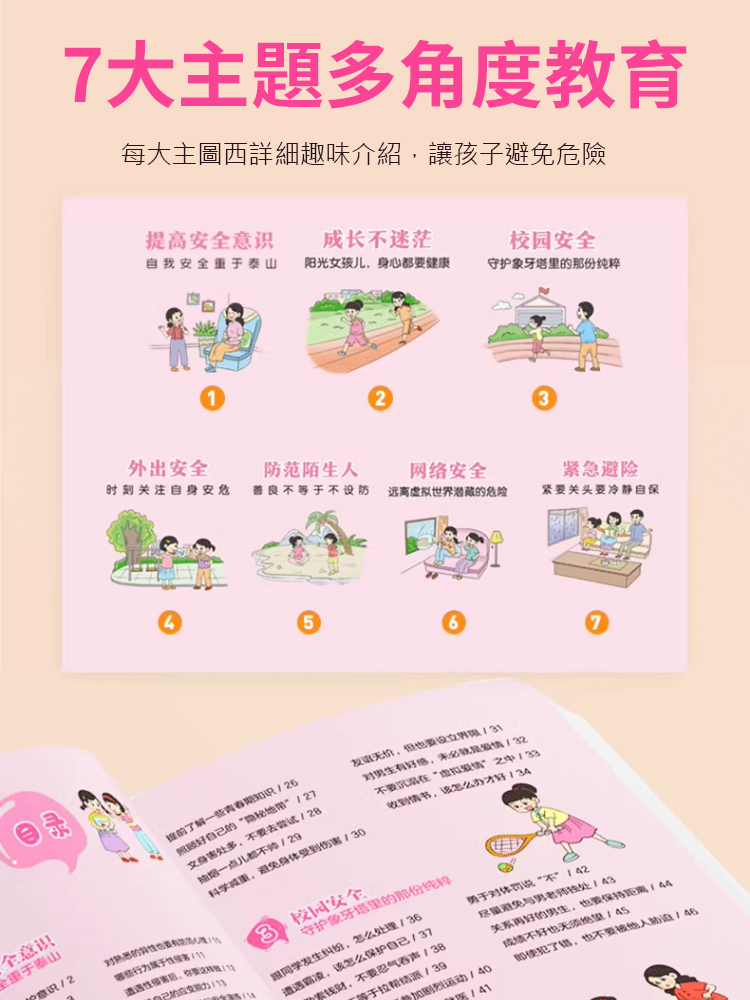 【家有女兒必備】女孩自我安全更重要教育書
