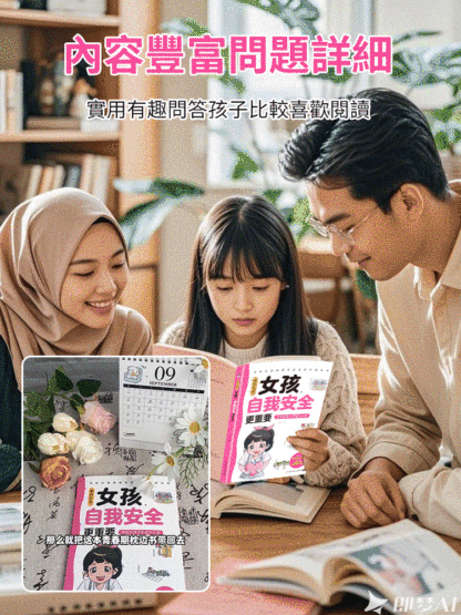 【家有女兒必備】女孩自我安全更重要教育書