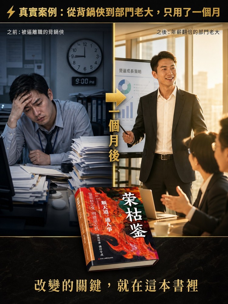 【老闆不敢讓你懂的帝王學】《榮枯鑑》看透人性底層邏輯：打破階級的權謀實戰指南