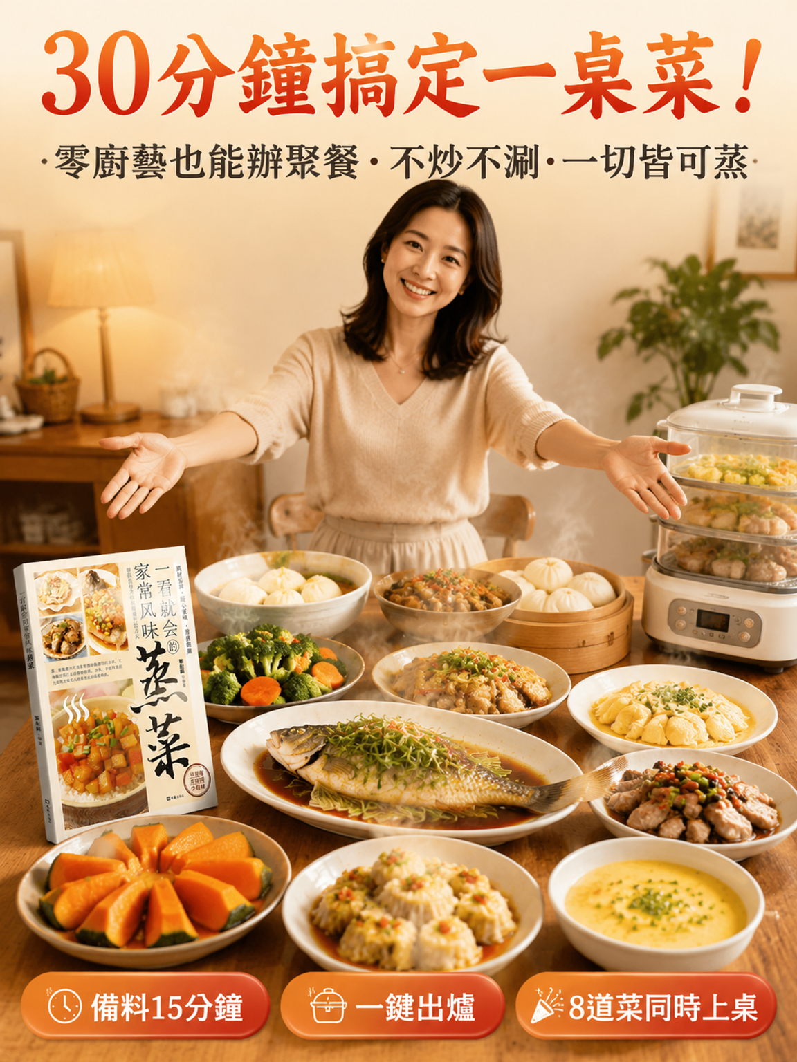 一看就會的家常風味蒸菜