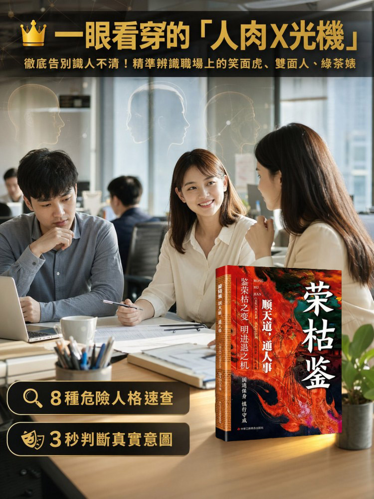【老闆不敢讓你懂的帝王學】《榮枯鑑》看透人性底層邏輯：打破階級的權謀實戰指南