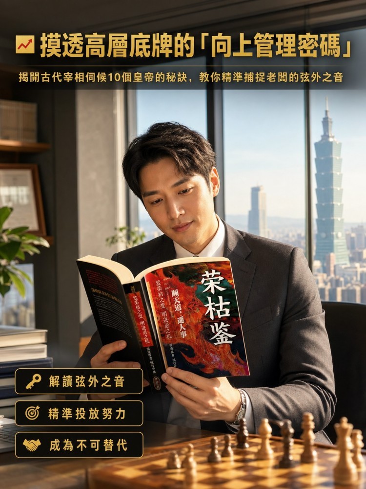 【老闆不敢讓你懂的帝王學】《榮枯鑑》看透人性底層邏輯：打破階級的權謀實戰指南