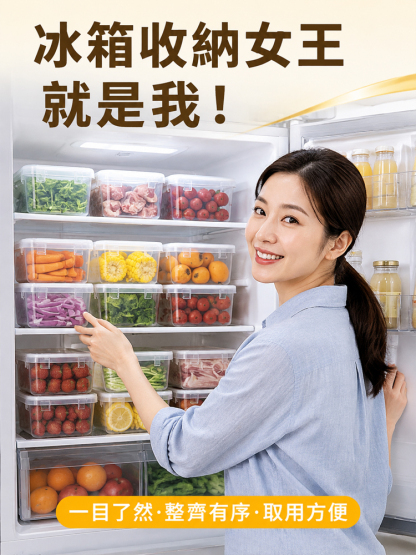 家用保鮮盒冰箱收納盒