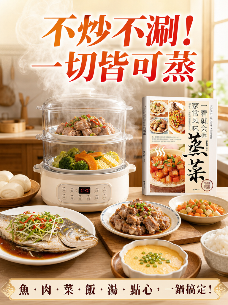 一看就會的家常風味蒸菜