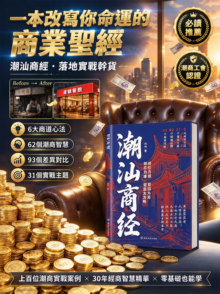 《潮汕商經》落地實戰乾貨書籍
