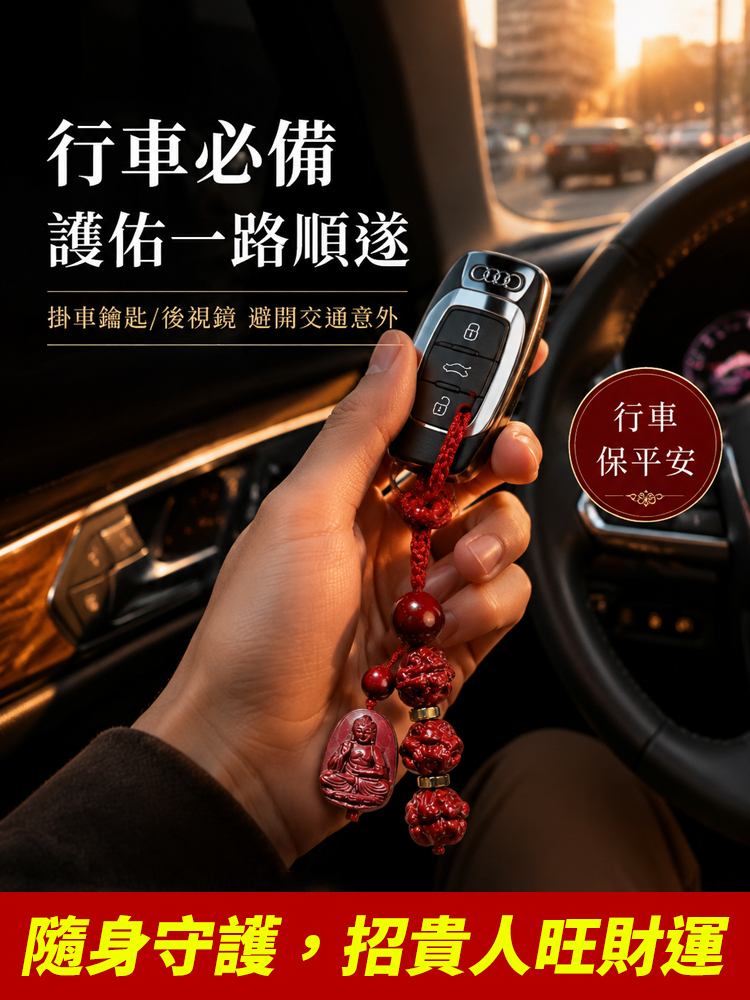 化煞防小人！ 「開運三合貴人・本命佛平安扣」