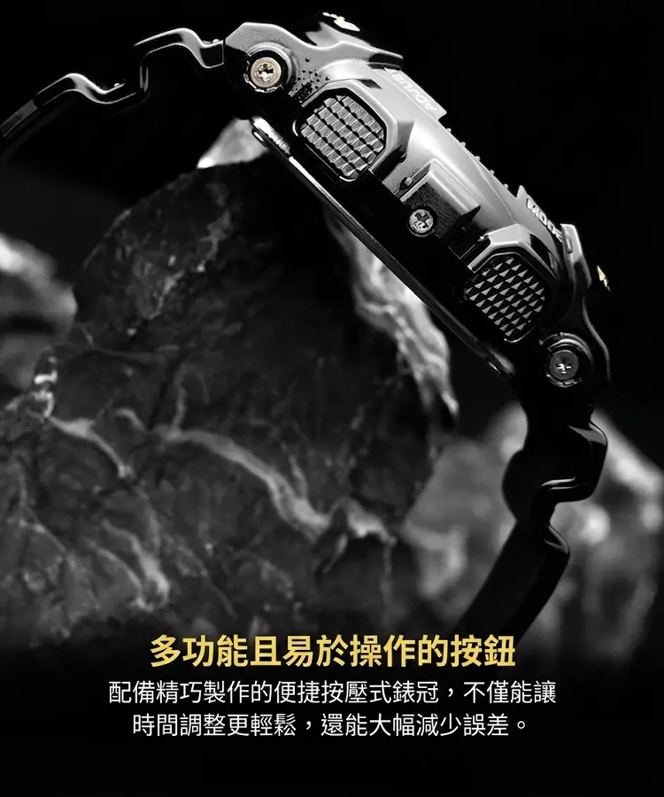 黑金男士運動電子表