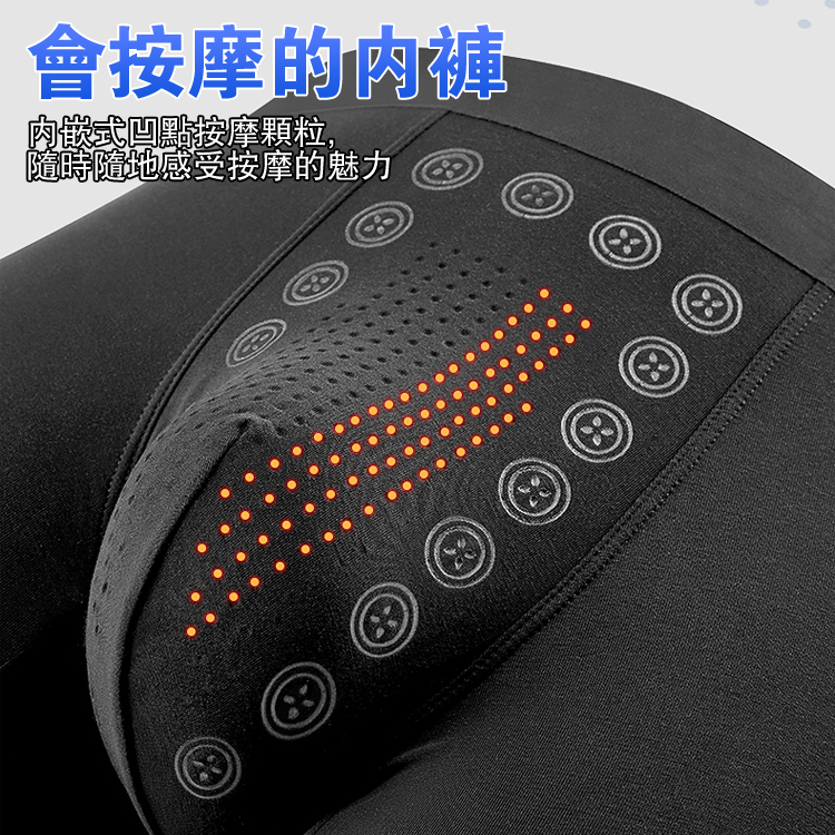 男士負離子黑科技按摩內褲