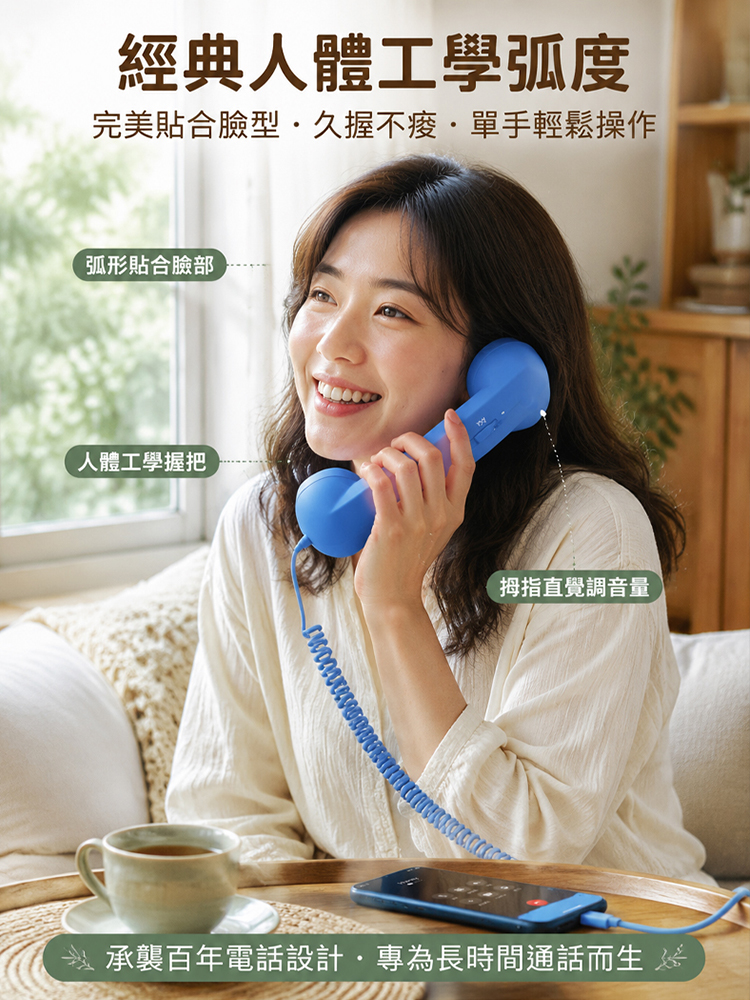 【全腦防護】物理防輻射健康話筒