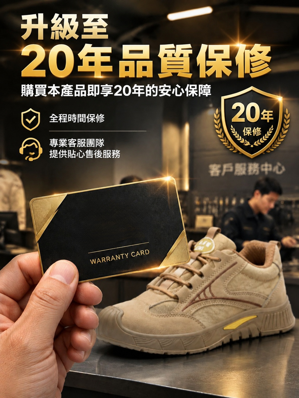 防滑耐磨輕盈透氣安全鞋
