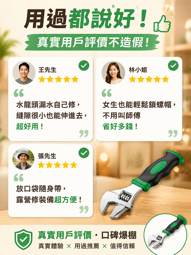 小號迷你多功能活動扳手