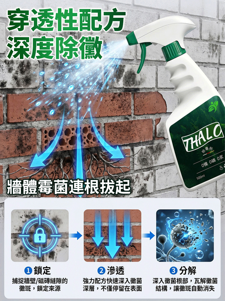 全屋去污翻新除霉噴劑