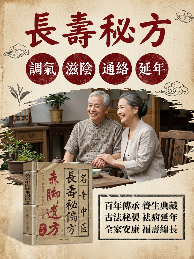 【自癒自療 活過100】赤腳遺方書籍