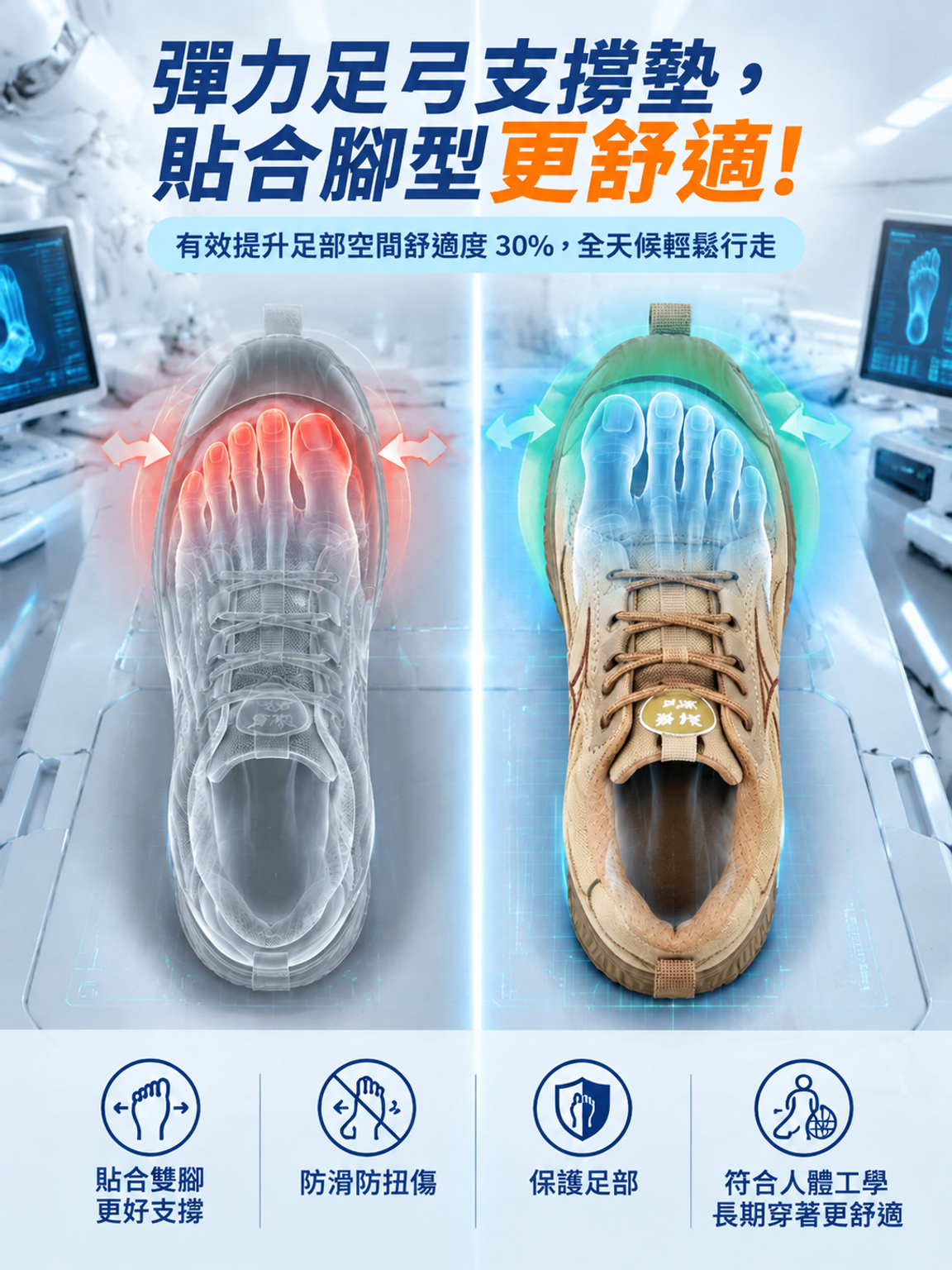 防滑耐磨輕盈透氣安全鞋