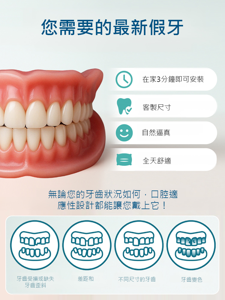 全口天然舒適牙齒美白器【FDA認證】