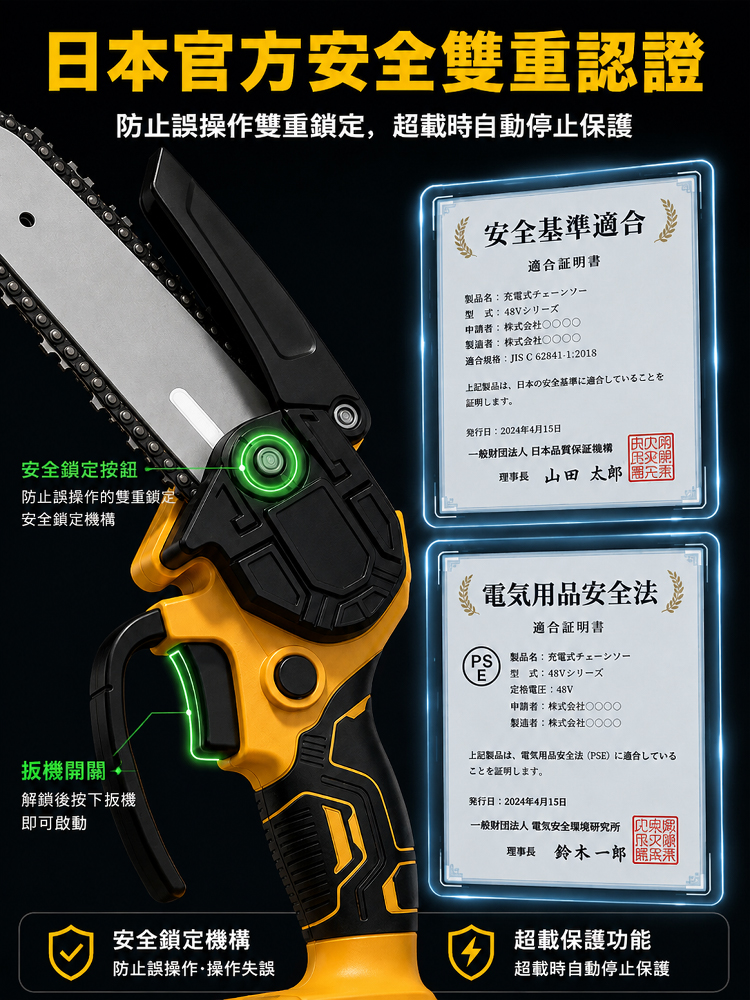 便攜式6吋大功率電鏈鋸