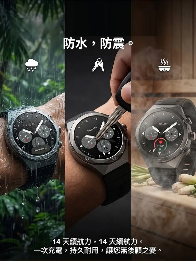 【精準健康監測】 AI智能手錶