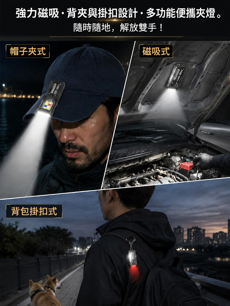 小巧便攜鑰匙扣LED手電筒