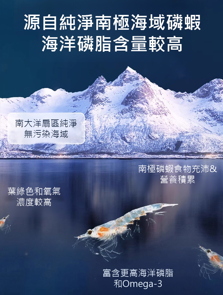 【升級高效版本】南極磷蝦油