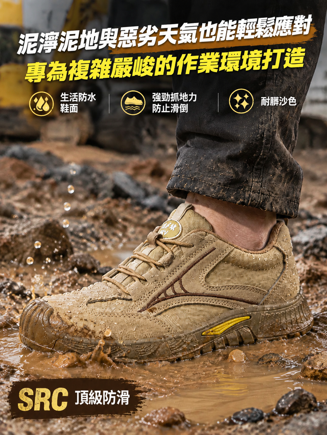 防滑耐磨輕盈透氣安全鞋