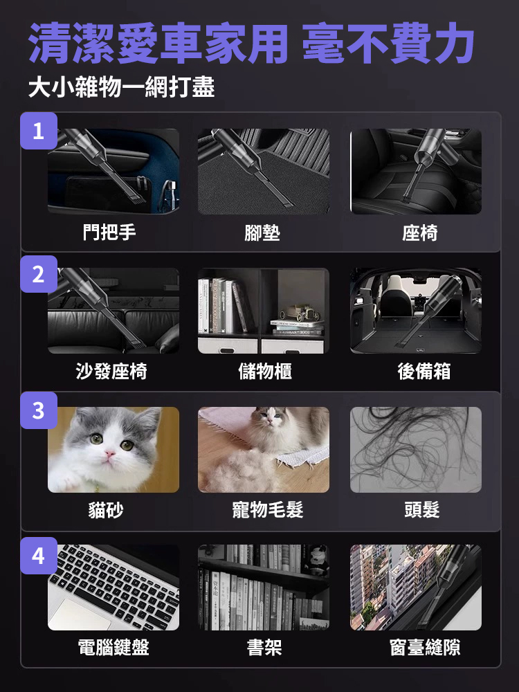 多合一無線多功能吸塵器