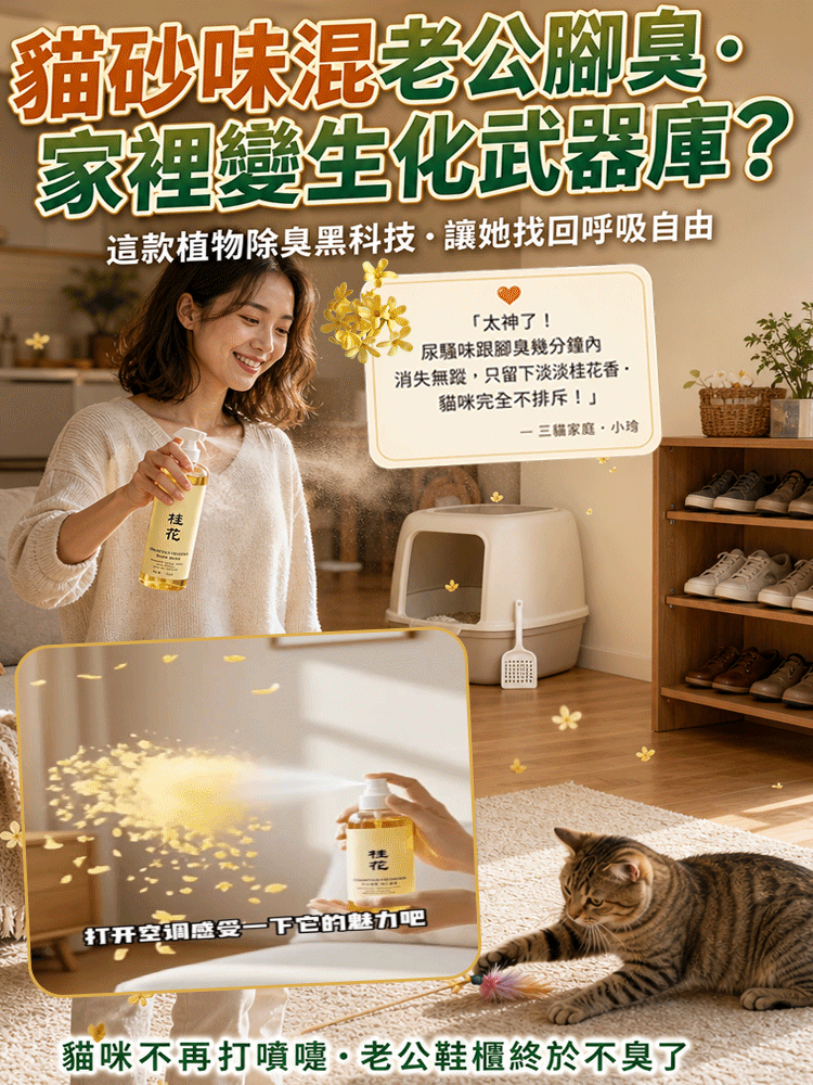 【全屋桂花香】桂花清新劑