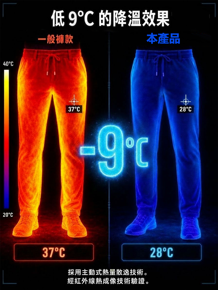 冰絲速乾休閒褲