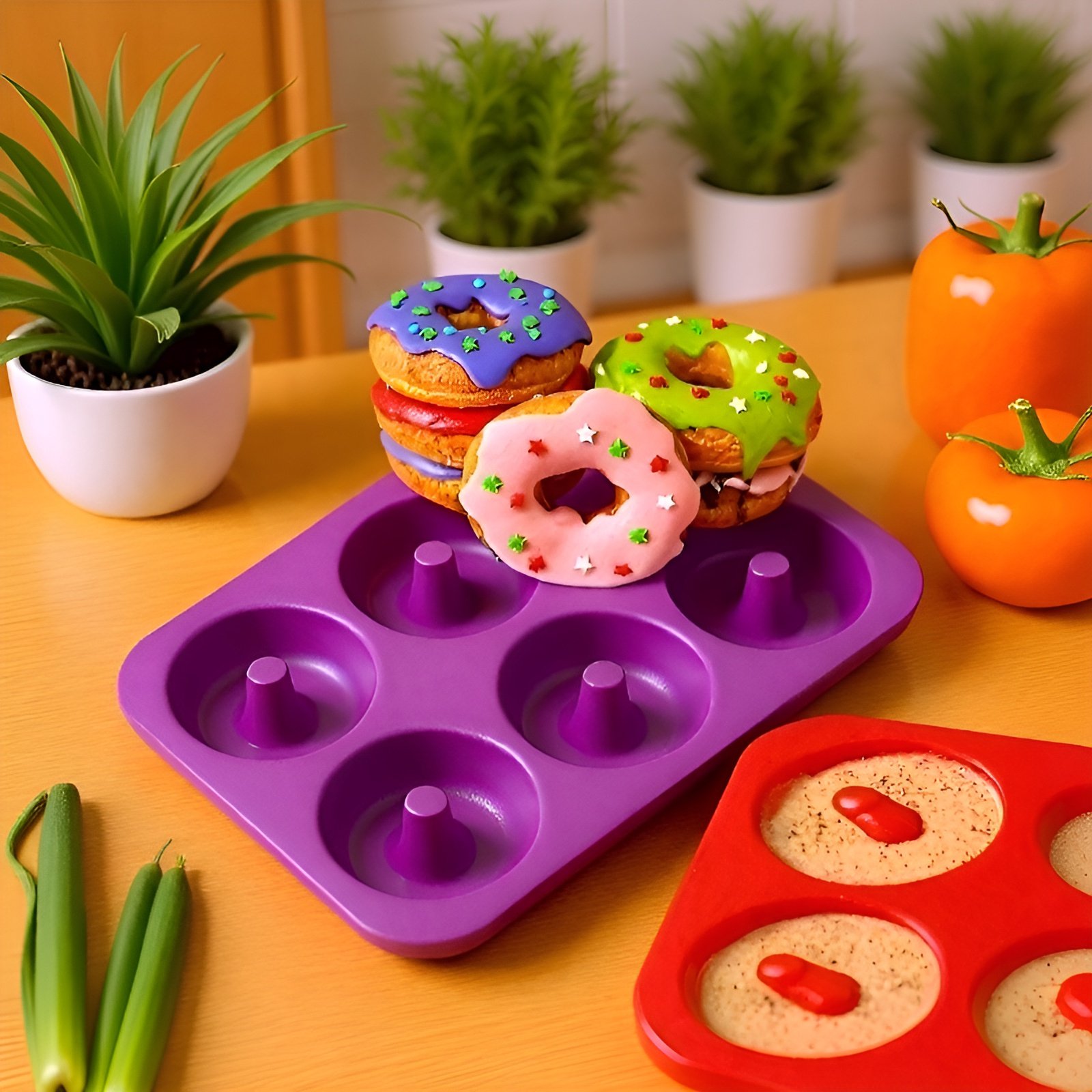 甜甜圈蛋糕模具製作過程