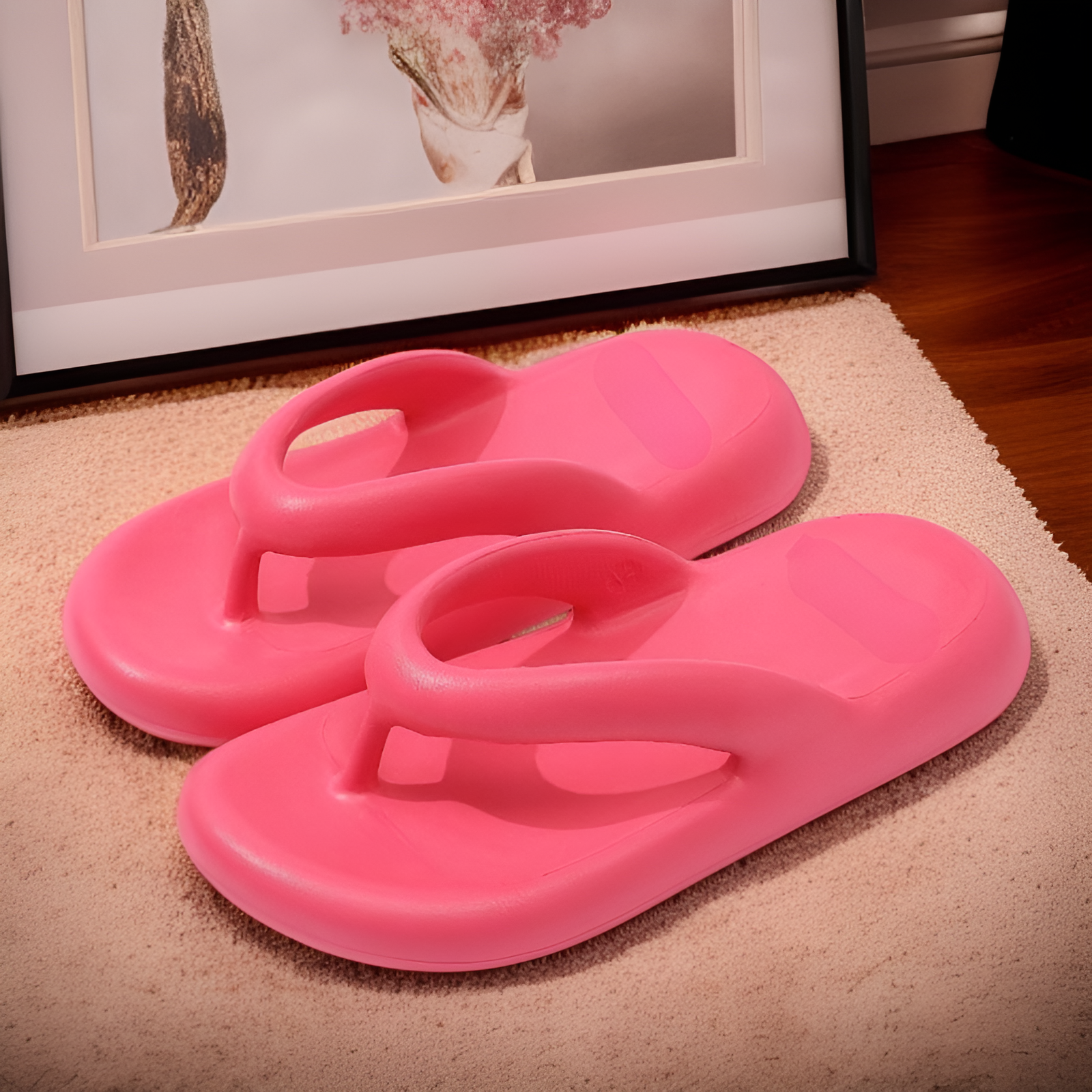 輕盈厚底拖鞋適合日常外出