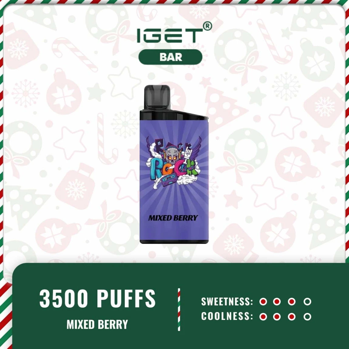 IGET BAR – 3500 PUFFS MIXED BERRY