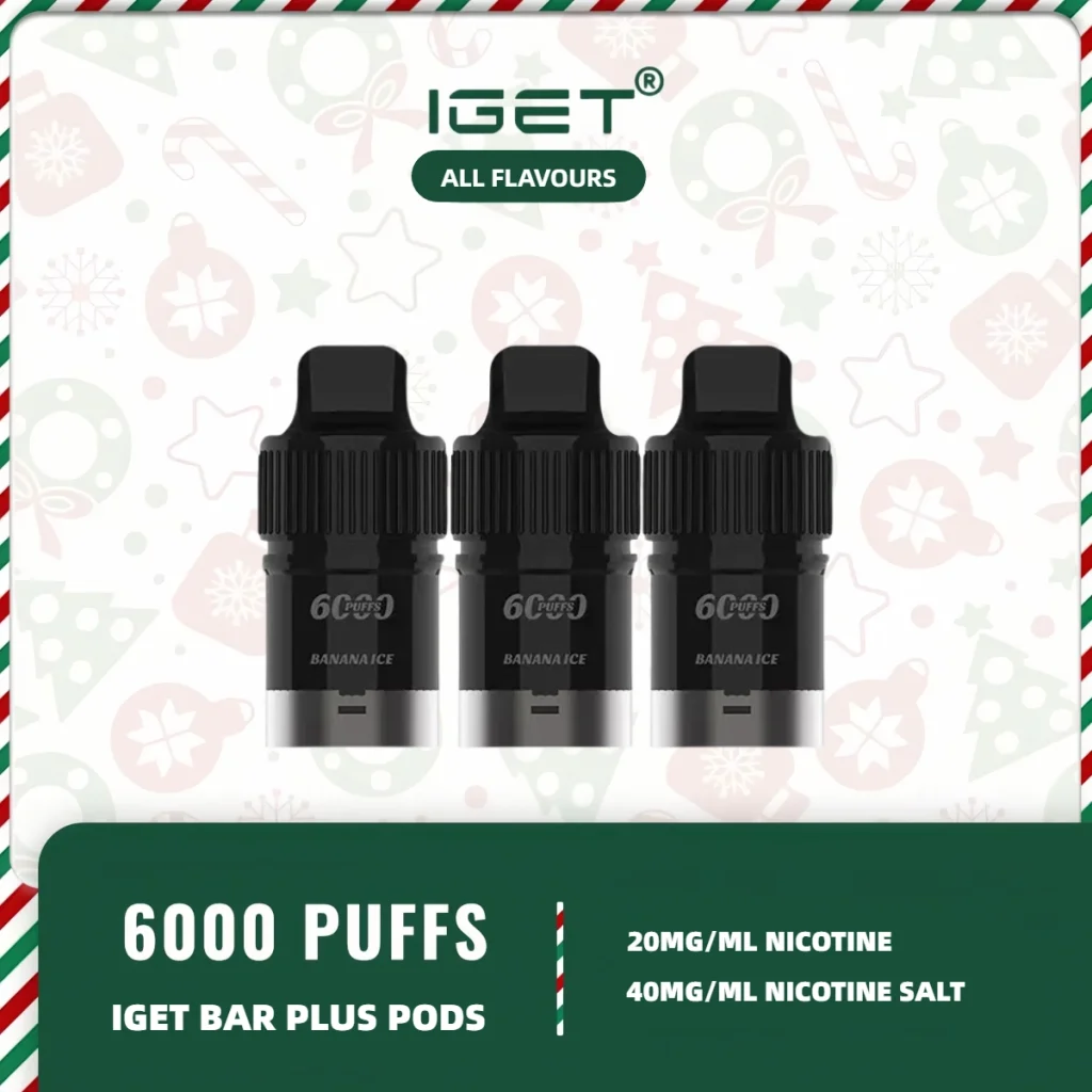 IGET BAR PLUS POD ONLY 6000 PUFFS